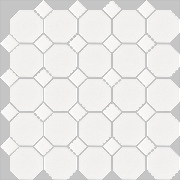 basic octagon - white